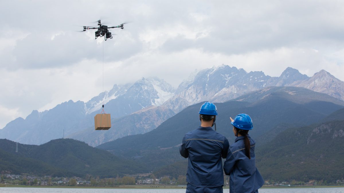 Delivery with a large payload